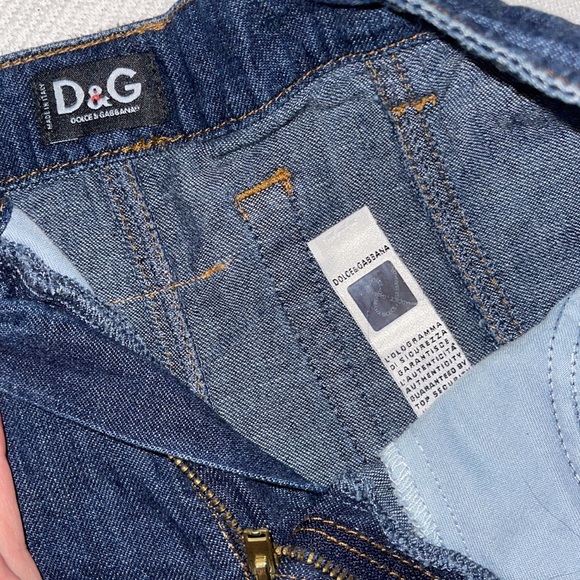 NWT Dolce & Gabanna Mini Denim Skirt vintage flare - Picture 2 of 6